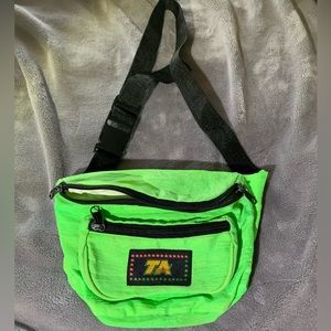 Fanny Pack VINTAGE Neon Zipper waist bag